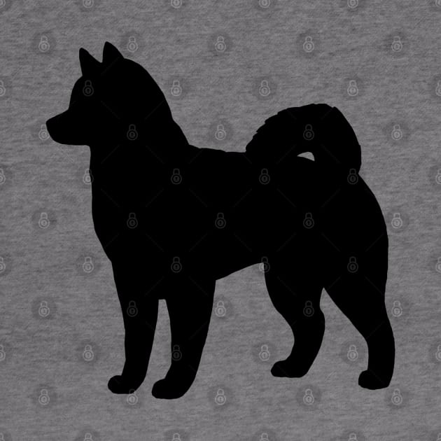 Alaskan Malamute Silhouette by Coffee Squirrel